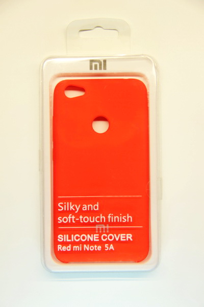 Чехол силиконовый Xiaomi Redmi Note 5A, красный