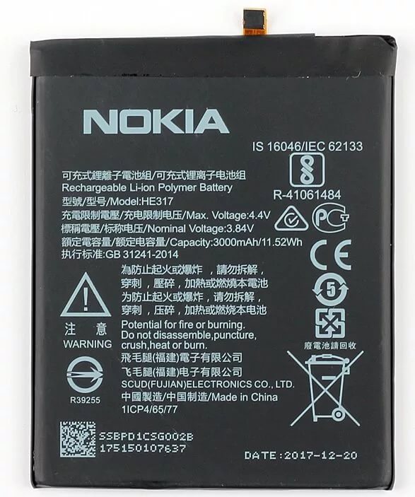 АКБ Nokia HE317 ( Nokia 6 )