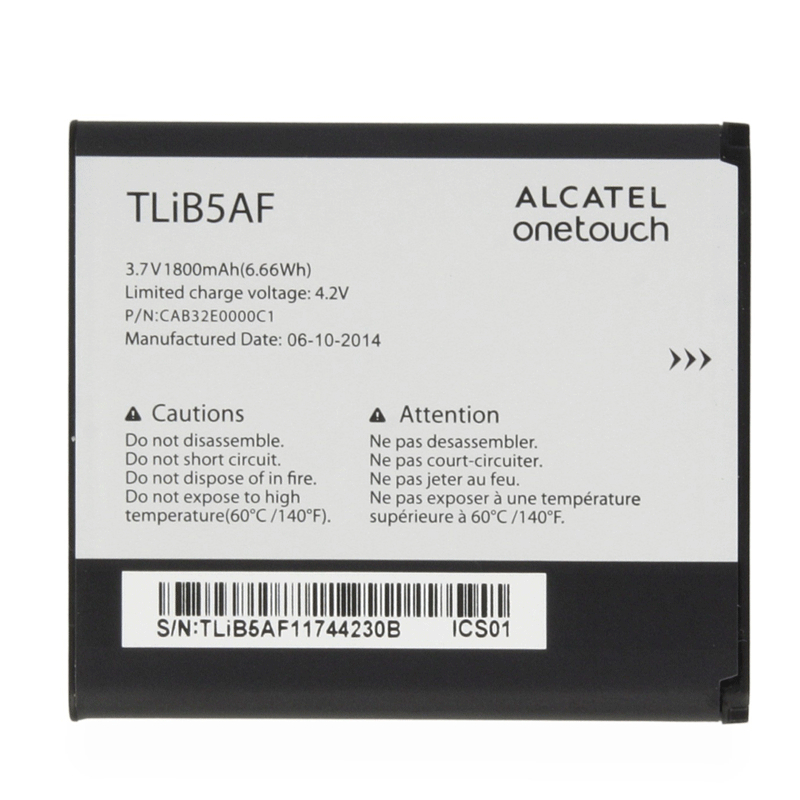 АКБ Alcatel TLiB5AF ( OT 5036d/997/5035/MTC 975 )