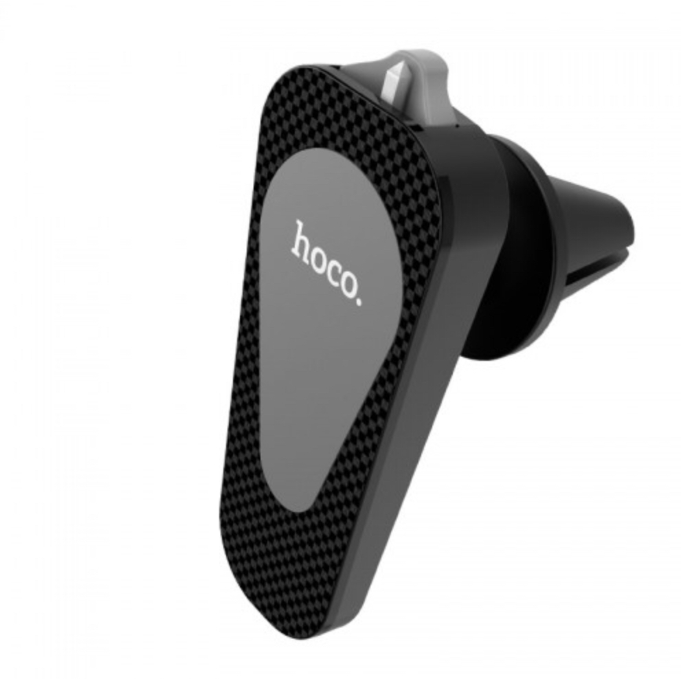 Hoco CA47 "Metal” Автомобильный держатель для телефона магнитный - Черный
