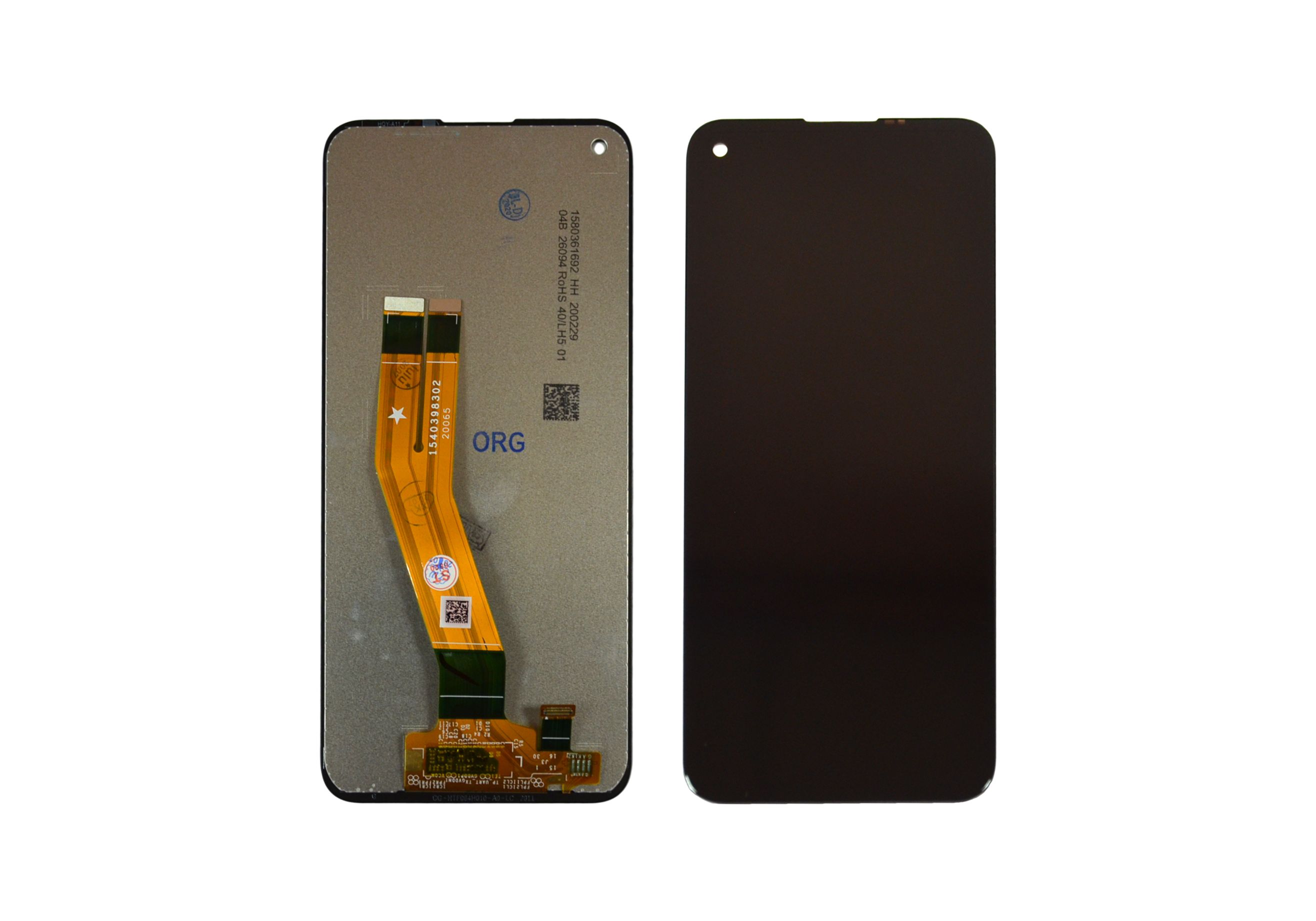 Дисплей Samsung M205F (M20)  модуль в сборе Черный, AAA