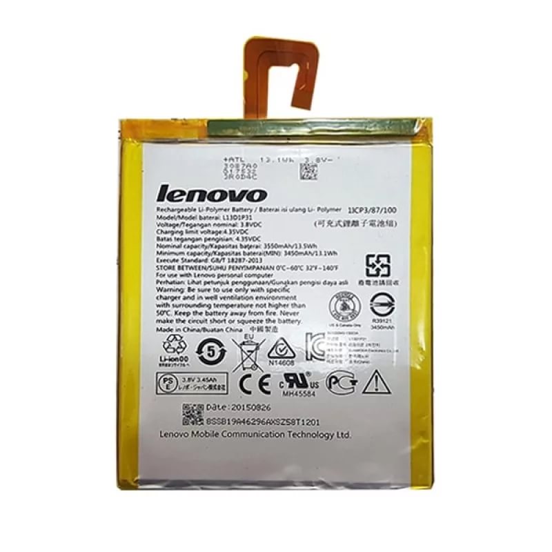 АКБ Lenovo L13D1P31 ( S5000/A3500/Tab 2 A7-20/Tab 2 A7-30/Tab 3 7 730X )