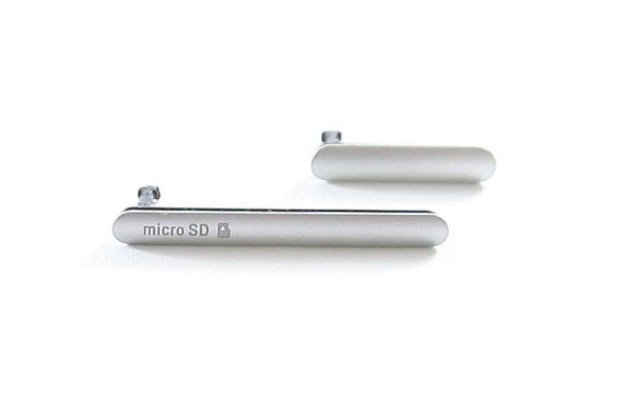 Набор заглушек (USB+MicroSD) Sony D6603 (Z3) Белый