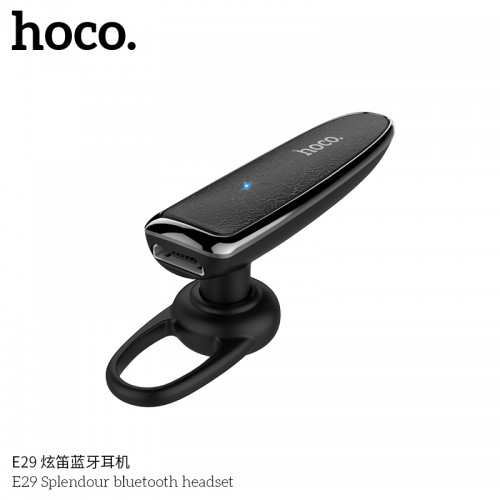 Гарнитура Bluetooth Hoco, E29 Splendour, Bt. 4.2, 50 mAh, 10m, чёрный